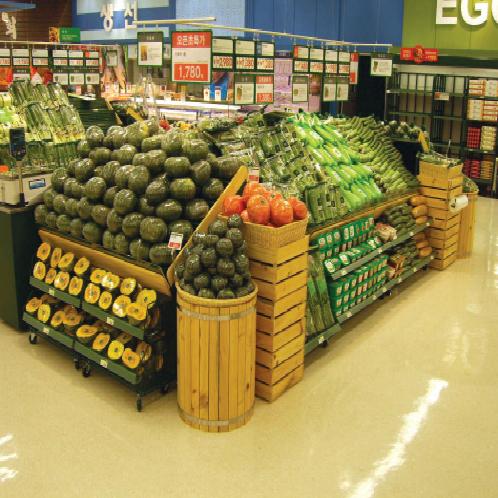 Farm product display stand